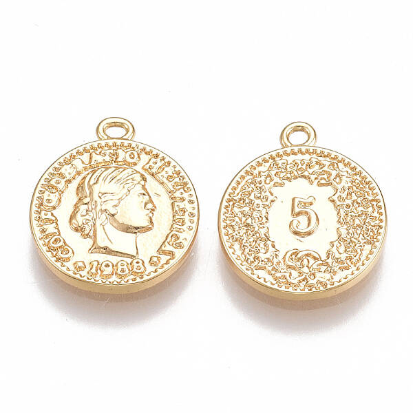 Brass Coin Charms