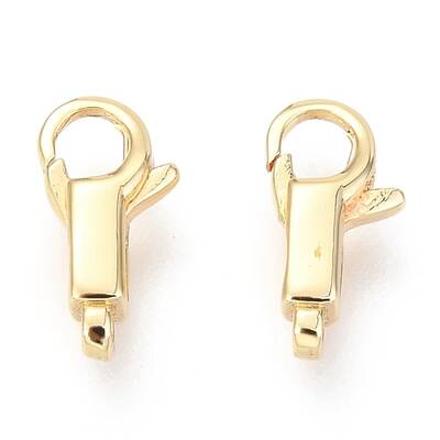 Brass Lobster Claw Clasps