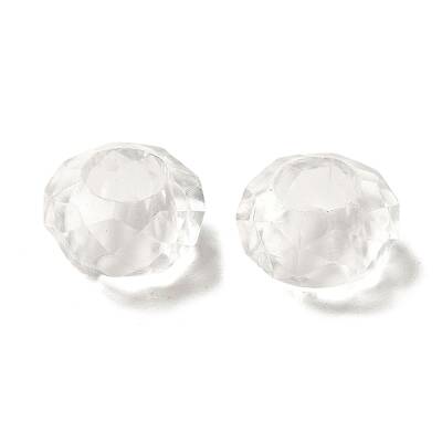 Transparent Acrylic European Beads