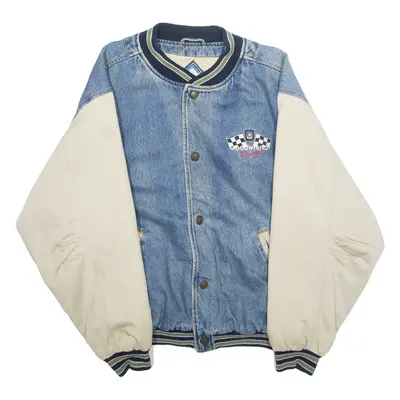 GEAR Mens Bomber Jacket Blue L