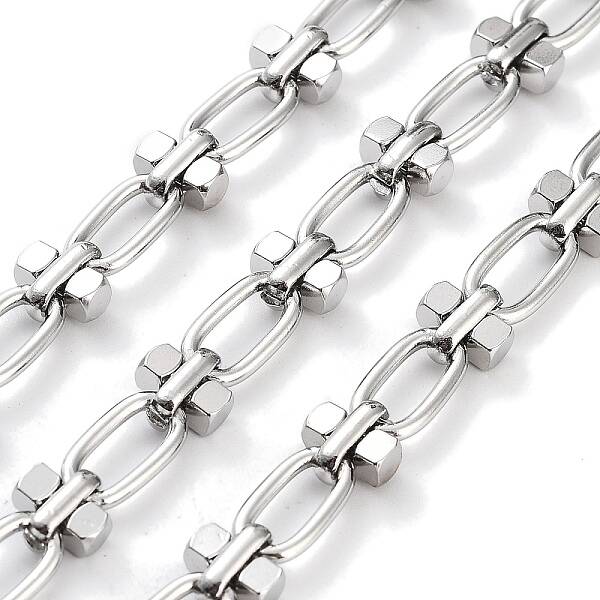 Tarnish Resistant 304 Stainless Steel Oval & Dumbbell Link Chain