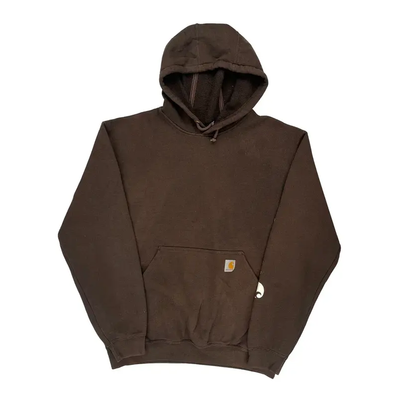 Carhartt Hoodie - Medium Brown Cotton Blend