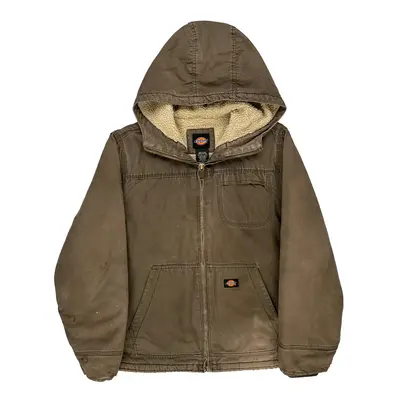 Dickies Jacket - Medium Brown Cotton | Size: medium