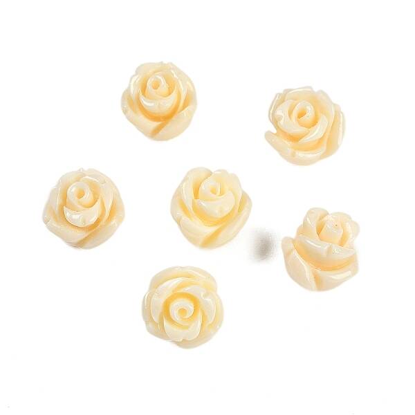 Synthetic Coral Carved Beads