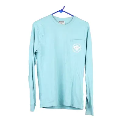 Age 18-20 Nebraska Huskers Champion Long Sleeve T-Shirt - Large Blue Cotton Blend