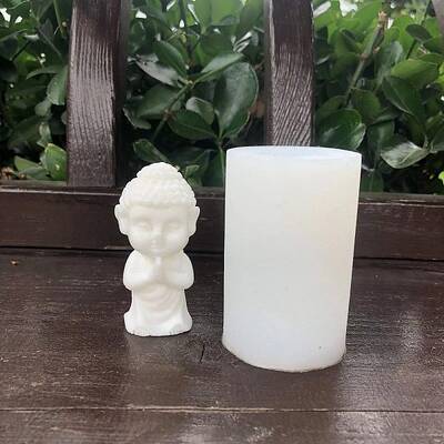 Buddha Shape Candle DIY Food Grade Silicone Statue Molds