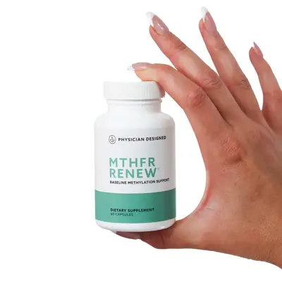 MTHFR Renew Physician Designed | B Vitamin Complex Methylation Support Energy Production Gluten Free GMO Free