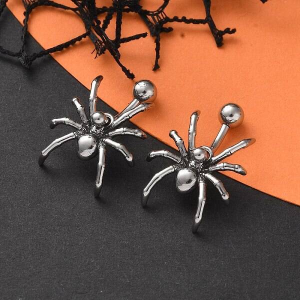 Spider 316 Surgical Stainless Steel Dangle Belly Button Rings