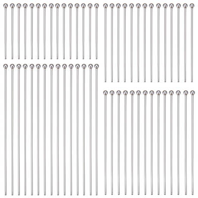 400Pcs 4 Styles 304 Stainless Steel Ball Head Pins