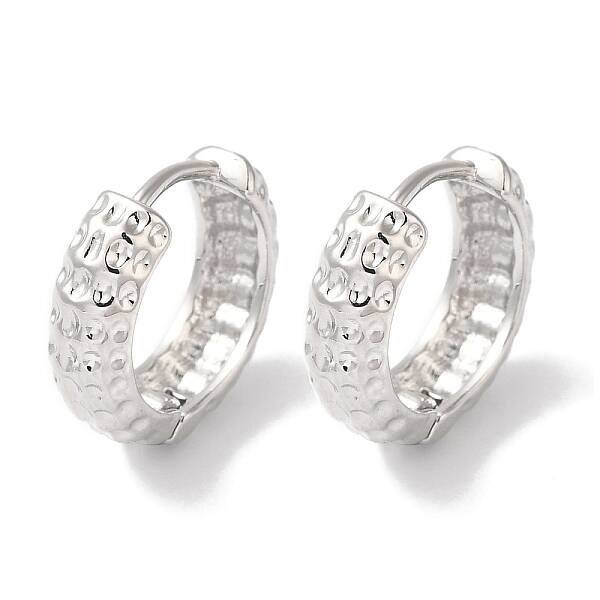 Ring Brass Hoop Earrings for Women