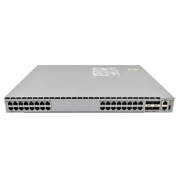 Arista DCS-7050TX-48-F | 7050X 32x RJ45 (1/10GBASE-T) and 4x QSFP+ Switch Front-to-rear Airflow and 2x AC Power Supplies