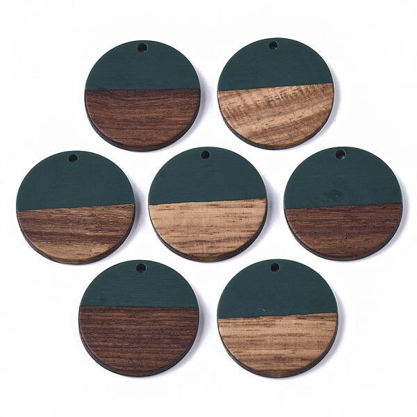 Resin & Wood Pendants