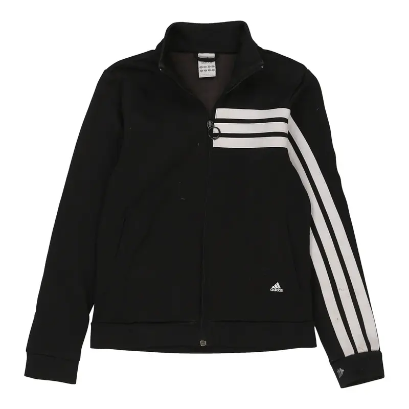 Adidas Track Jacket - Small Black Polyester
