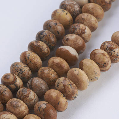 Natural Picture Jasper Beads Strands