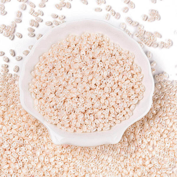 Opaque Colours Luster Glass Seed Beads