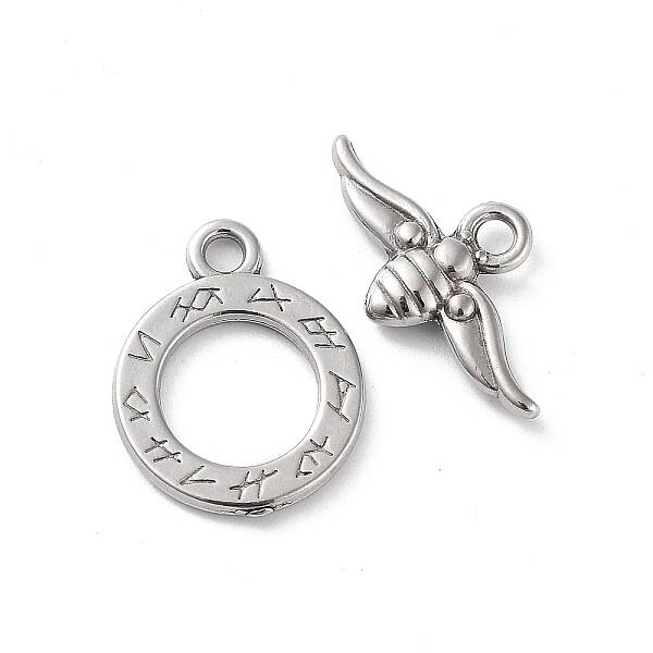 Non-Tarnish Ion Plating(IP) 304 Stainless Steel Toggle Clasps