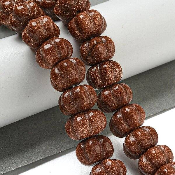 Synthetic Goldstone Beads Strands