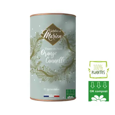 Les Jardins de Marion - Cinnamon Orange Flavor - 12 Pyramids