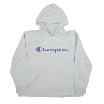 CHAMPION Hoodie Grey Pullover Womens L