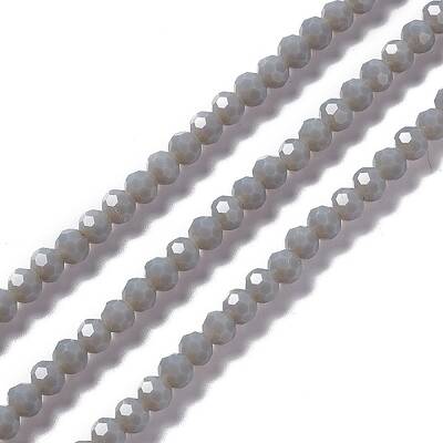 Faceted(32 Facets) Glass Beads Strands