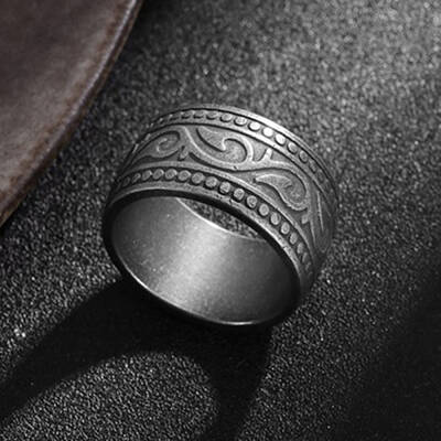 Stainless Steel Totem Finger Rings for Men