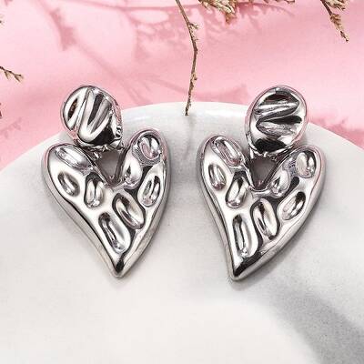 304 Stainless Steel Dangle Stud Earrings