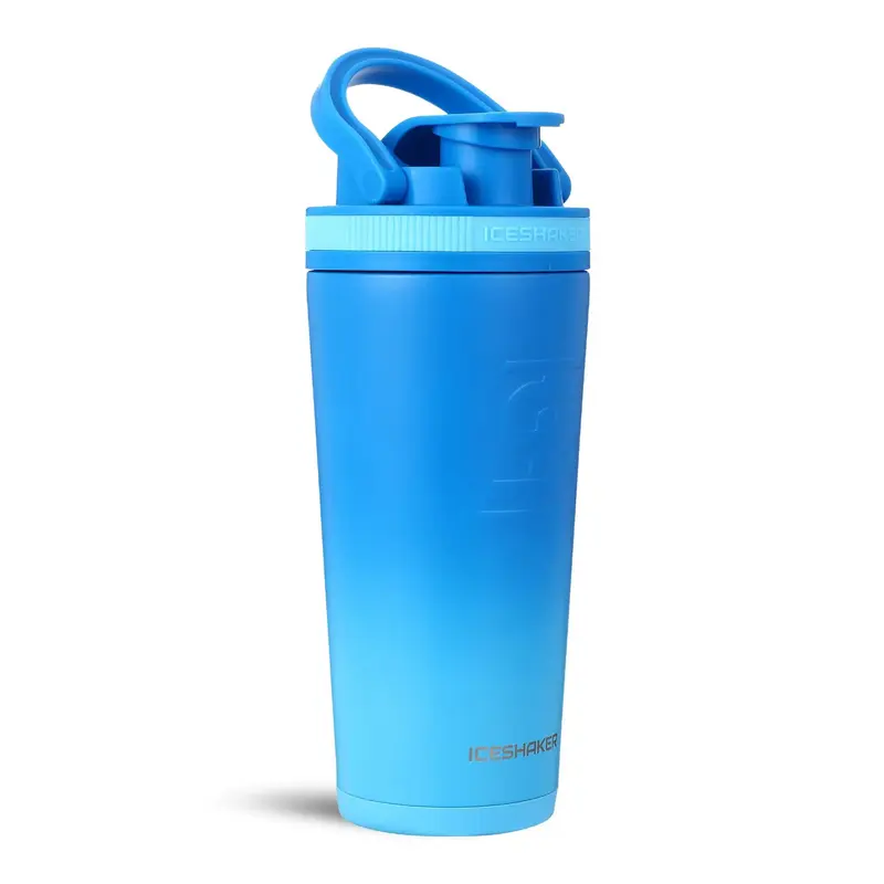| 26oz Ice Shaker |  Insulated Stainless Steel Shaker Bottle | Cold for 30+ Hours | Insulated Cup with Twist-on Agitator | Od...