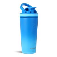 | 26oz Ice Shaker | Insulated Stainless Steel Shaker Bottle | Cold for 30+ Hours | Insulated Cup with Twist-on Agitator | Od...