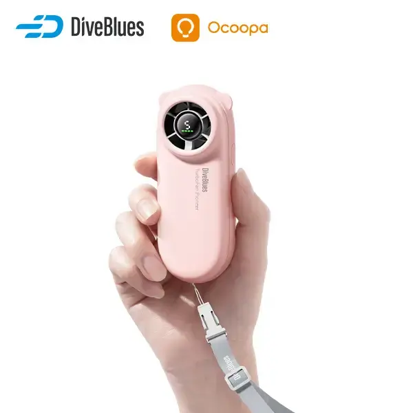 Ocoopa Handheld Portable Turbo Mini Fan 29900RPM 4000mAh USB Rechargeable Pocket Fan Up to 16 Hours Hand Fan with 5 Speeds Po...