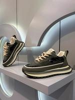 Men's Fashionable Letter Design Lace Up Low Top Sneakers, Trainers for Men, Breathable Running Sneakers, Male All-match Round...