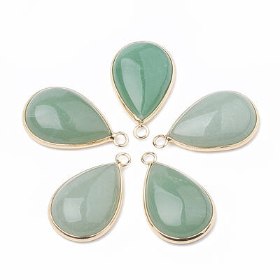 Natural Green Aventurine Pendants