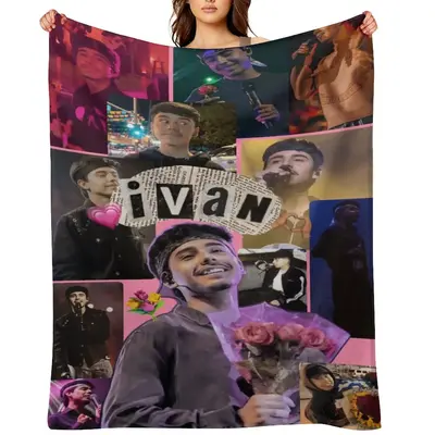 Ivan Music Cornejos Micro Fleece Blanket Air Conditioning Blanket Young Singer Throws Blankets Travel Blankets for All Season...