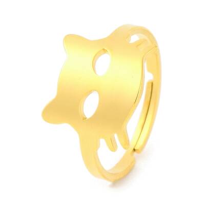 201 Stainless Steel Adjustable Ring for Women