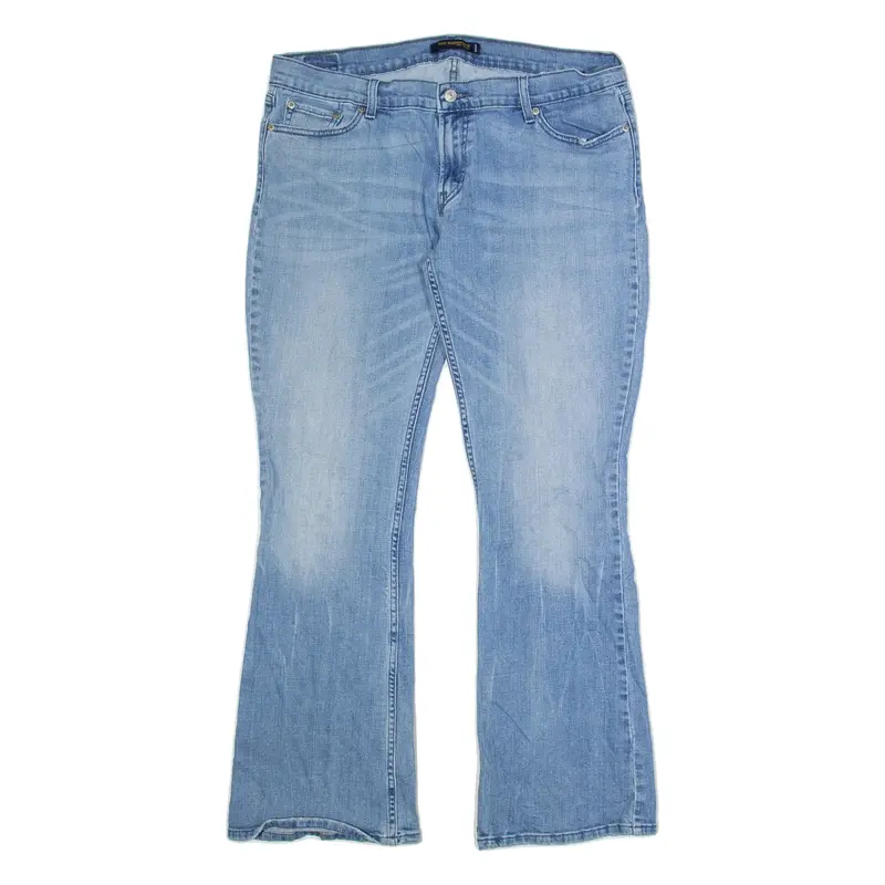 LEVI'S Womens Jeans Blue Regular Bootcut Stone Wash W36 L31