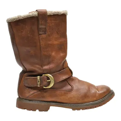 TIMBERLAND Snow Boots Brown Leather Womens UK 7