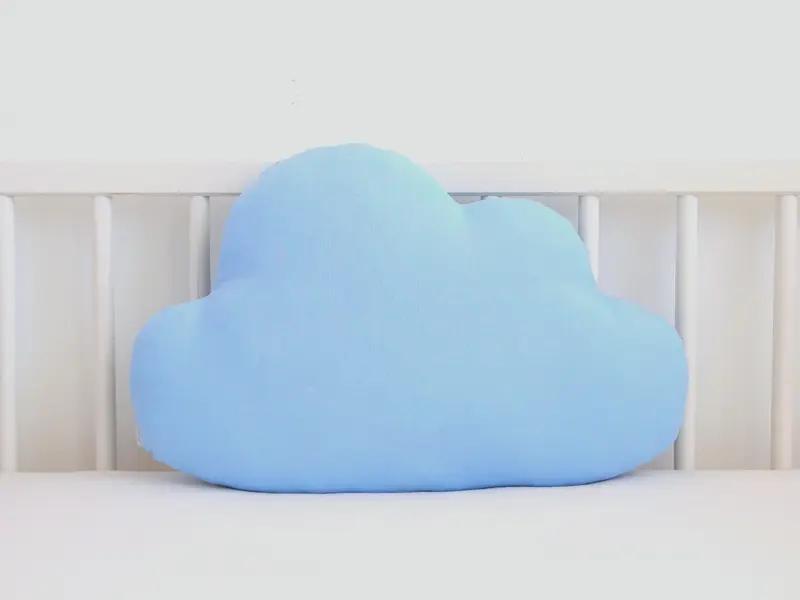 Blue Cloud Pillow