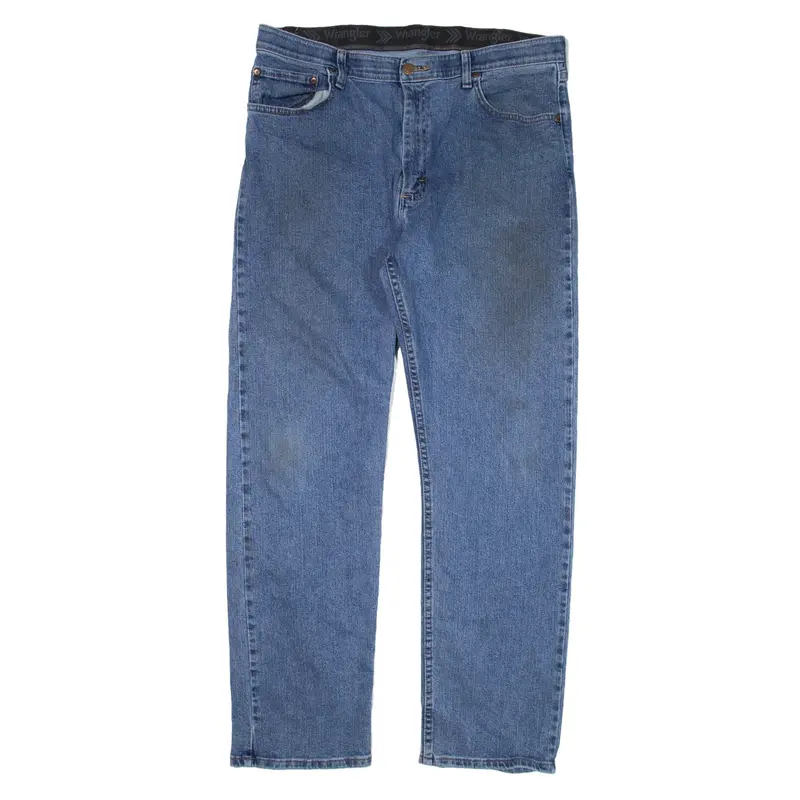 WRANGLER Jeans Blue Denim Slim Straight Mens W36 L32