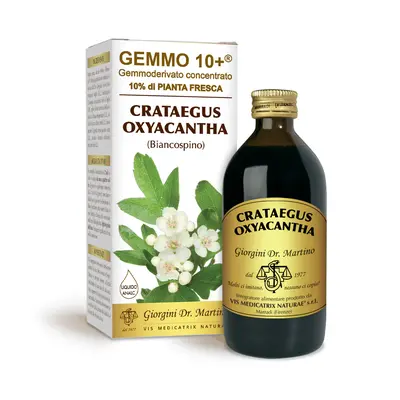 Dr Giorgini gemmo 10+ hawthorn 200 ml non-alcoholic liquid