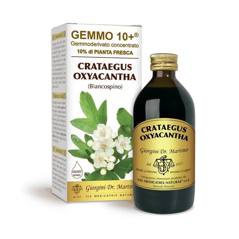 Dr Giorgini gemmo 10+ hawthorn 200 ml non-alcoholic liquid