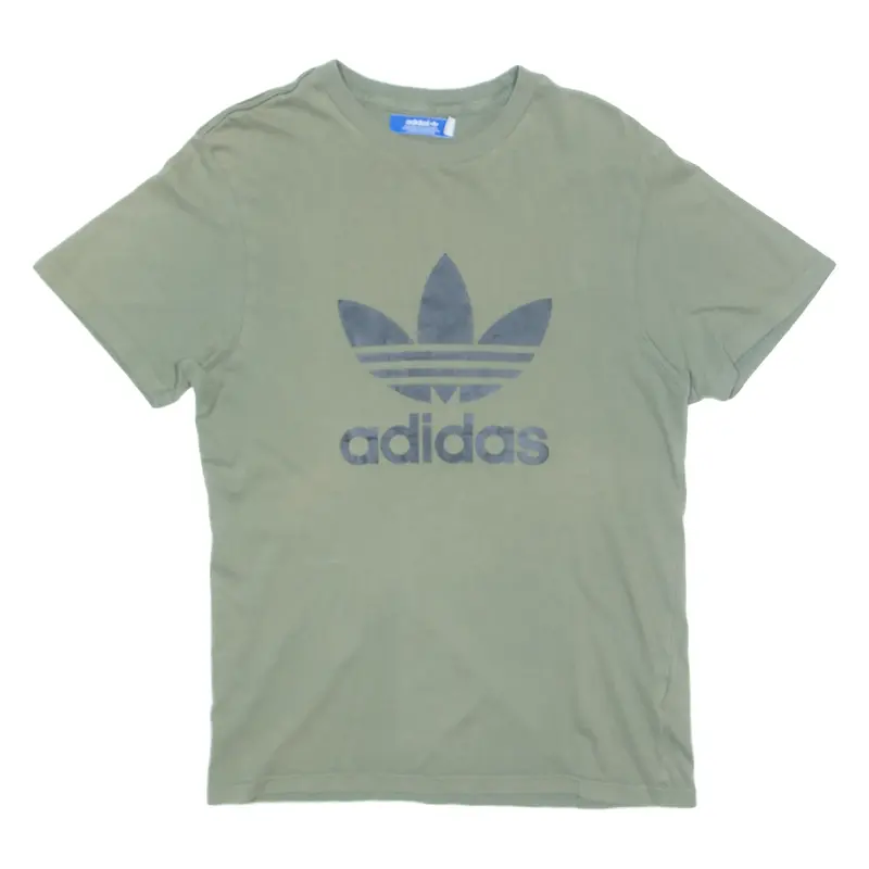 ADIDAS Mens T-Shirt Green S