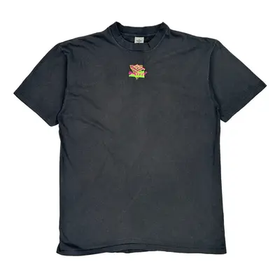 Single Stitch Umbro T-Shirt - XL Black Cotton