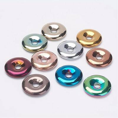 Non-Magnetic Synthetic Hematite Pendants