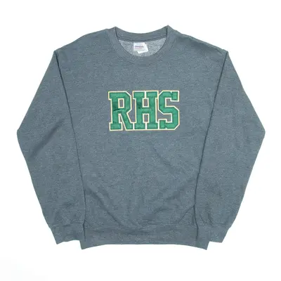 GILDAN RHS Embroidered Grey USA Sweatshirt Mens S