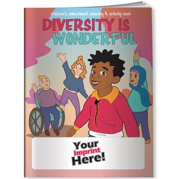 300 Custom Coloring Book - Diversity is Wonderful