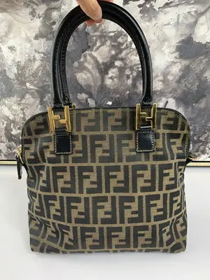 Pre-owned Fendii canvas Tote Bags Zucca Tote Bag