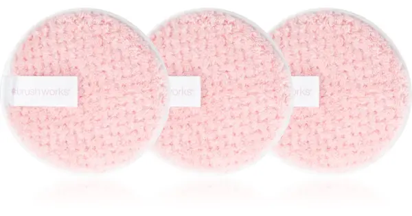 Brushworks Reusable Makeup Pads Washable Makeup Remover Pads 3 Pieces