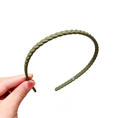Resin Braided Thin Hair Bands