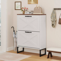 YITAHOME Shoe Cabinet with 2/3/4 Flip Drawers, Freestanding Shoe Rack, Shoe Organizer, Narrow Shoe Cabinet for EntryWay Hallw...