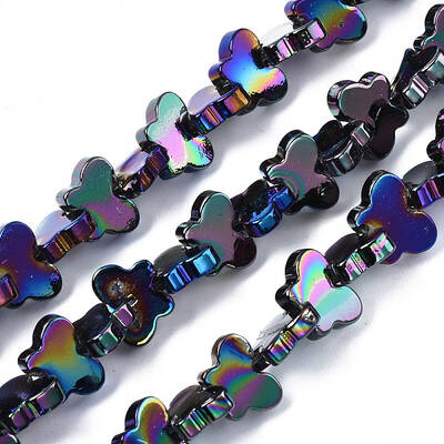 Electroplate Natural Freshwater Shell Beads Strands