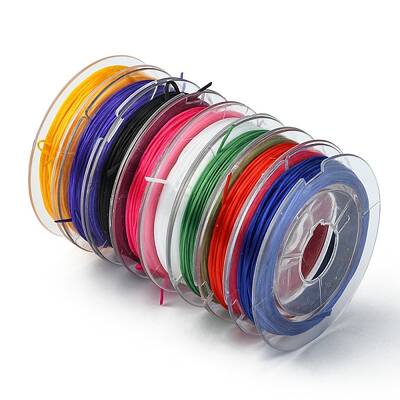 Flat Elastic Crystal String